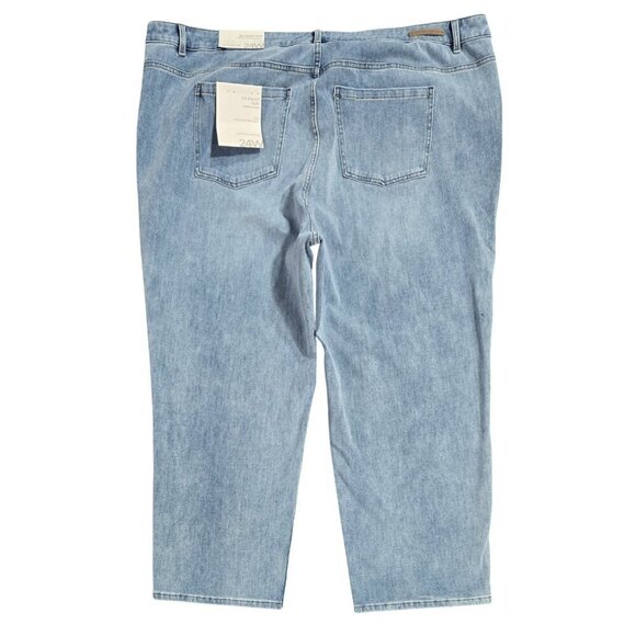 Soft Surroundings NWT Ultimate Denim Slim Leg Crop Jeans Clear Sky Wash - Picture 3 of 10